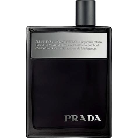 prada amber parfum homme|Prada l'homme intense fragrantica.